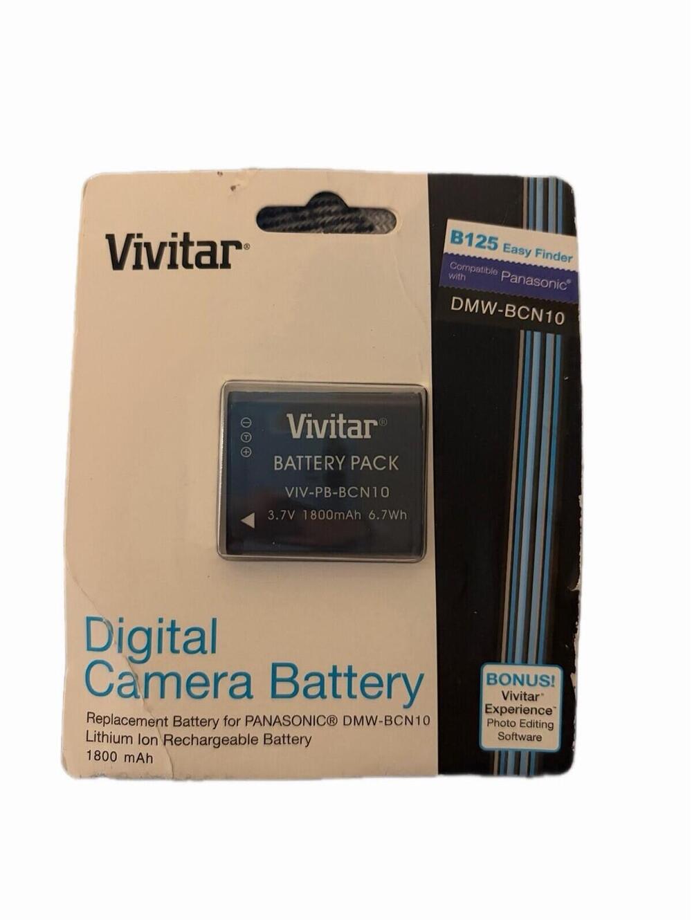 Vivitar Digital Camera Battery For Panasonic DMW-BCN10